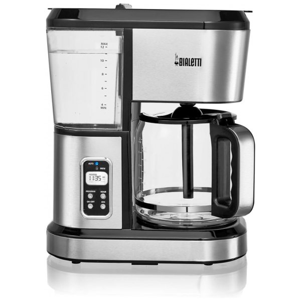 ectqblqtkr480b_0 jpg - Cafeteira Elétrica Programável 2.8L em Aço Inoxidável, 110v, BIALETTI 35061, Prateado