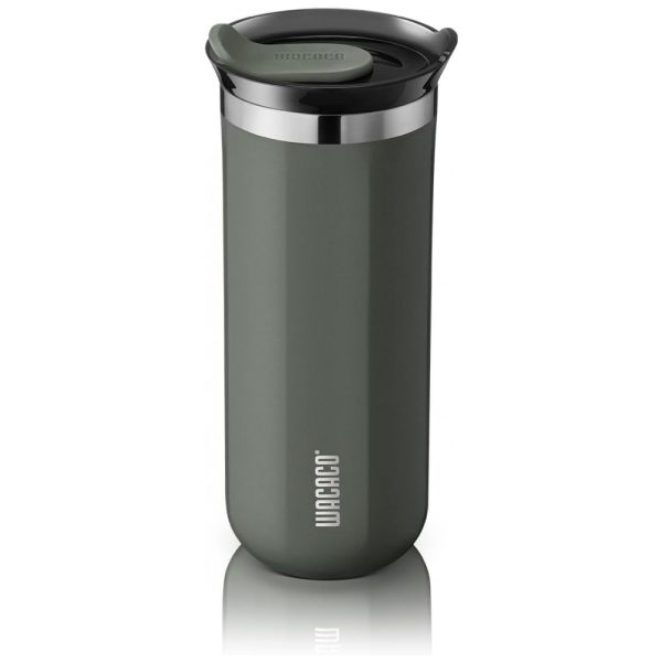 ectqbvkd1b890b_0 jpg - Copo para Café 435 mL Isolado a Vácuo Aço Inox Duplo com Tampa, WACACO Octaroma, Verde