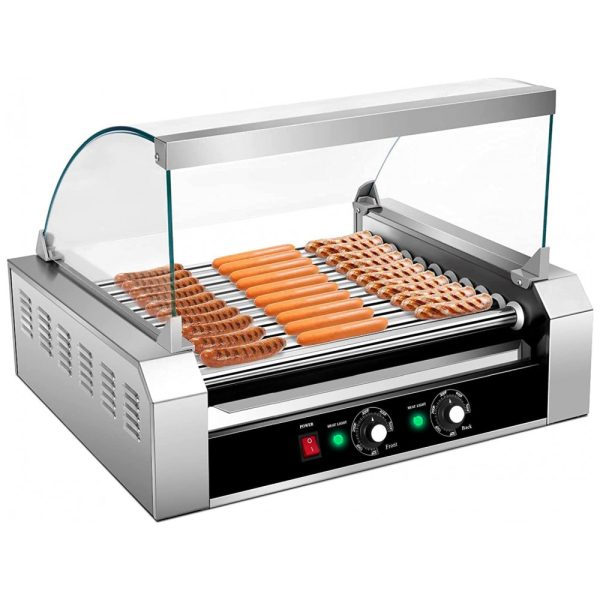 ectqbyzlt2180b_0 jpg - Máquina de Hot Dog Happygrill até 30 Salsichas por Vez, Aço Inoxidável 110V 1650W