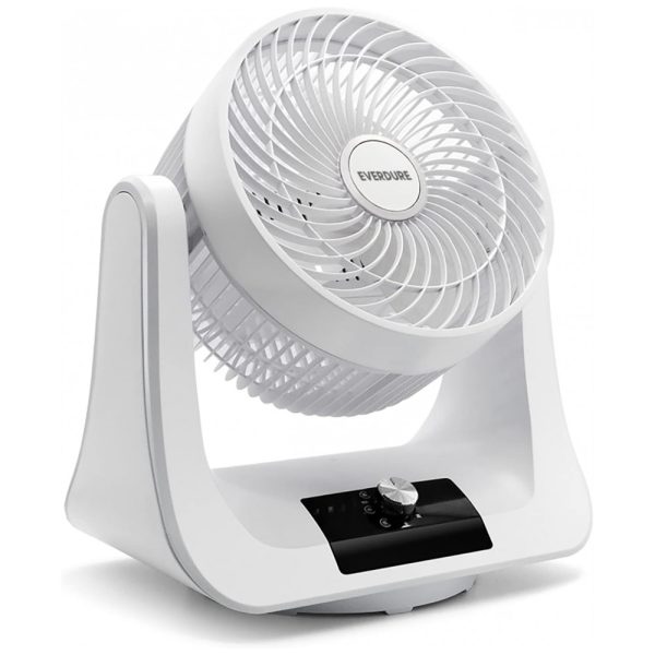 ectqc15tl7jb0b_0 jpg - Ventilador de Mesa com 3 Velocidades, Fluxo de Ar Direcionado e Baixo Ruído Perfeito para Quarto, Sala e Escritório, 110V 18W, Everdure ED9GW, Branco