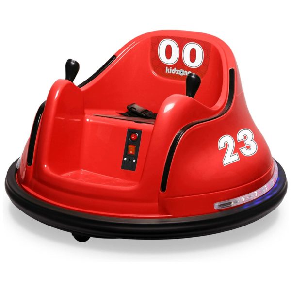 ectqc4l32lb80b_0 jpg - Carro Elétrico Infantil Bate Bate com Adesivo Personalizável, Controle Remoto, Luzes LED e Giro de 360 para Crianças de 1 a 5 Anos, 6V, Kidzone, Vermelho