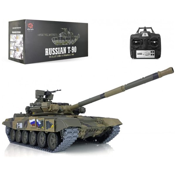 ectqc769b6170b_0 jpg - Tanque de Guerra TOUCAN RC HOBBY Russian T 90 com Controle Remoto, Escala 116, Verde