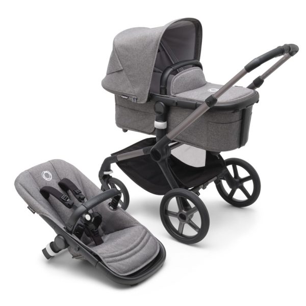 ectqc8b4r4xb0b_0 jpg - Carrinho de Bebê para Todo o Terreno com Suspensão Total e Assento Extensível, Bugaboo Fox 5, Cinza