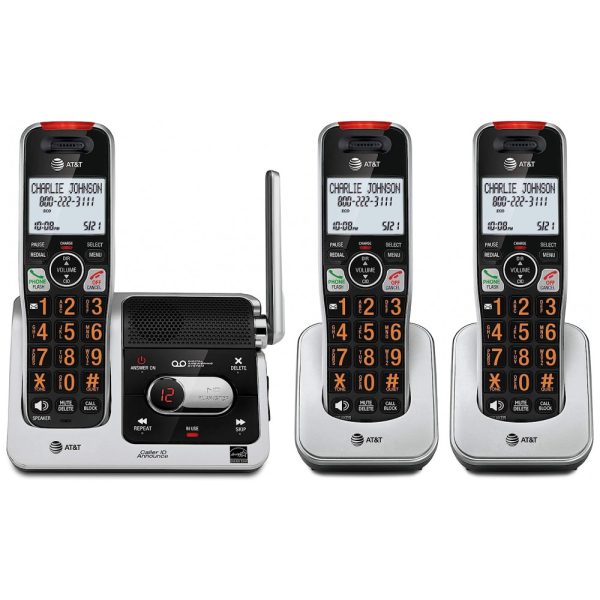 ectqc8qgcq680b_0 jpg - Telefone sem fio, com secretária eletrônica e bloqueio de chamadas, 3 unidades, preto, ATT BL102 3, Preto