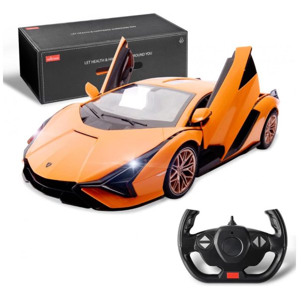 ectqc96np7r80b_0 jpg - Carrinho de Controle Remoto Lambo Sian FKP Escala 1 14 para Adultos e Crianças, BEZGAR, Laranja