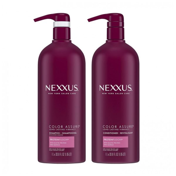 ectqcatha5c00b_0 jpg - Shampoo e Condicionador 1L para Cabelos Tingidos Realça Cor e Mantém o Brilho, NEXXUS 10605592329484, Violeta