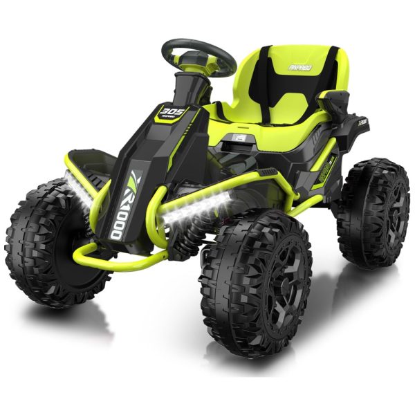 ectqcmsq7qdc0b_0 jpg - Quadriciclo Elétrico infantil 4x4 24V com Controle Remoto para Pais, até 7,2 km h, ANPABO, Verde