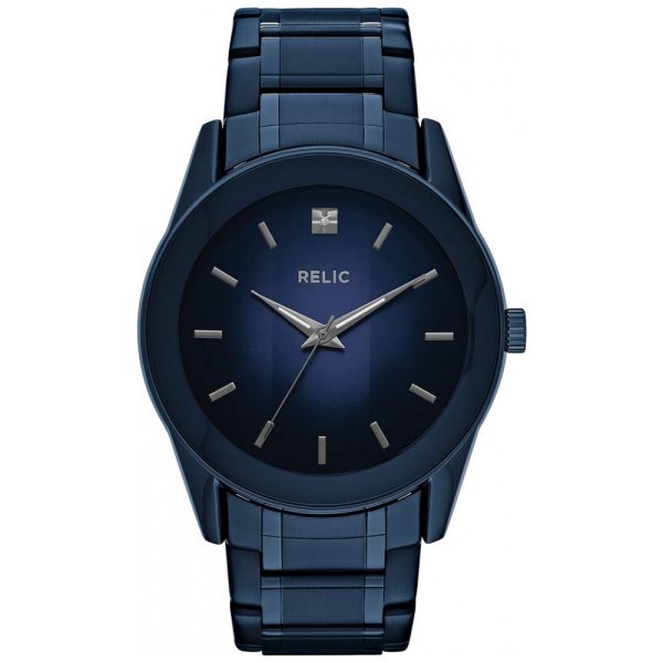 ectqcn5qbyl10b_0 jpg - Relógio Masculino Analógico Quartzo de Aço Inoxidável, RELIC BY FOSSIL ZR77281, Azul