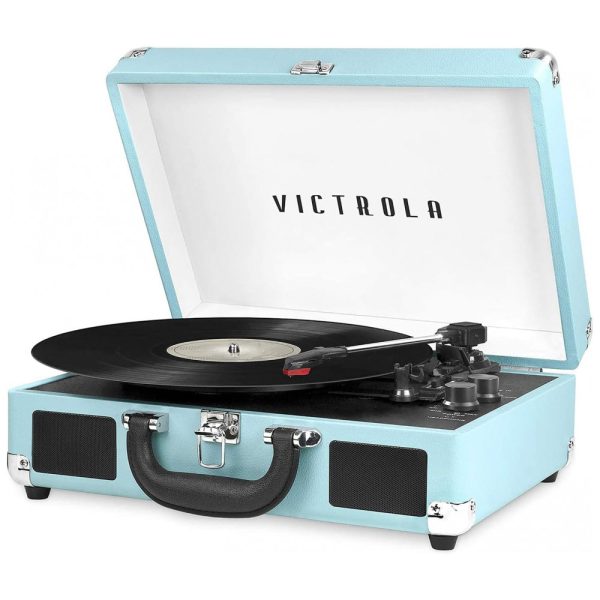 ectqcouvvmu00b_0 jpg - Vitrola Toca Discos 3 Velocidades, Entrada AUX, 45 RPM, 110v, VICTROLA VSC 550BT, Azul