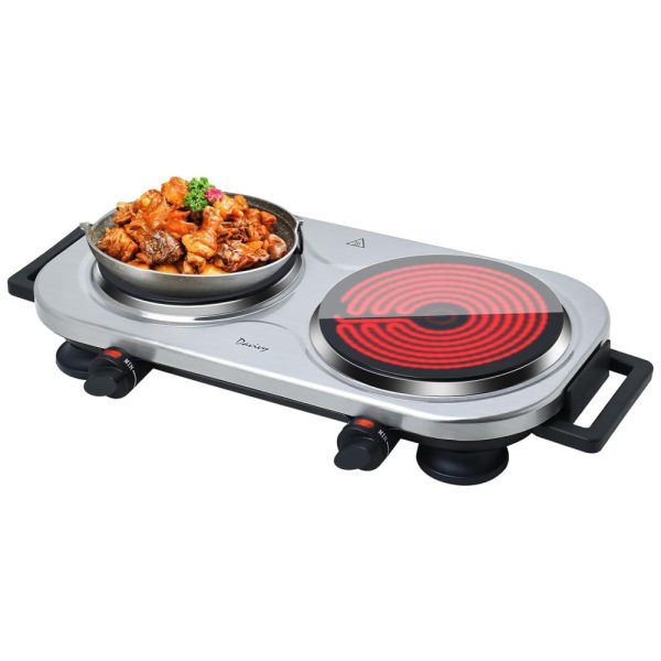 ectqcp6nppbc0b_0 jpg - Cooktop de Indução Elétrico com 2 Queimadores e Alça Dupla, 110V 1800W, Davivy, Prata