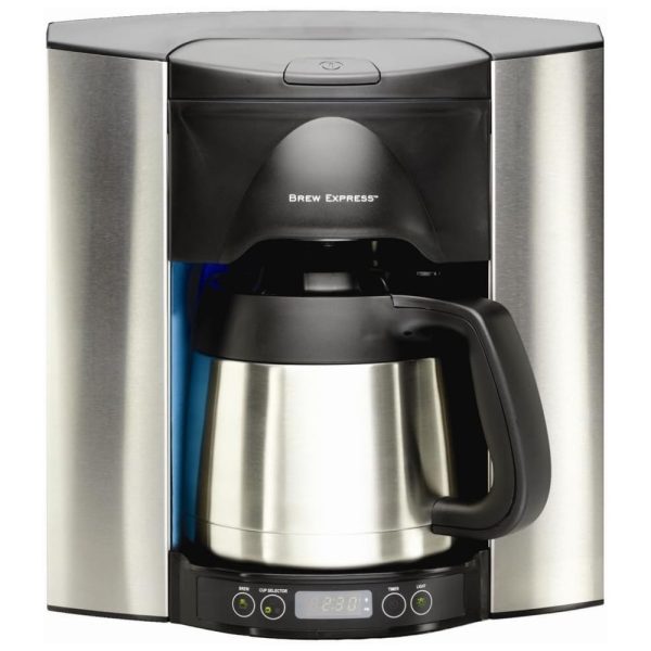 ectqctbldh200b_0 jpg - Cafeteira de Embutir na Parede com Sistema Auto Enchimento para 10 Xícaras, 110V 1500W, Brew Express, Prata