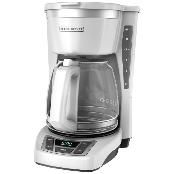 ectqcywmojg10b_0 jpg - Cafeteira Elétrica Programável, até 12 xícaras, branco, BLACKDECKER CM1160W 1, Branco