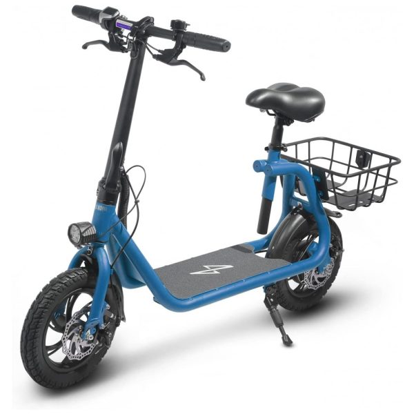 ectqcz75dyq90b_0 jpg - Patinete Elétrico com Assento para Adultos, Alcance 33km e Peso 130kg, 450W, Phantomgogo, Azul