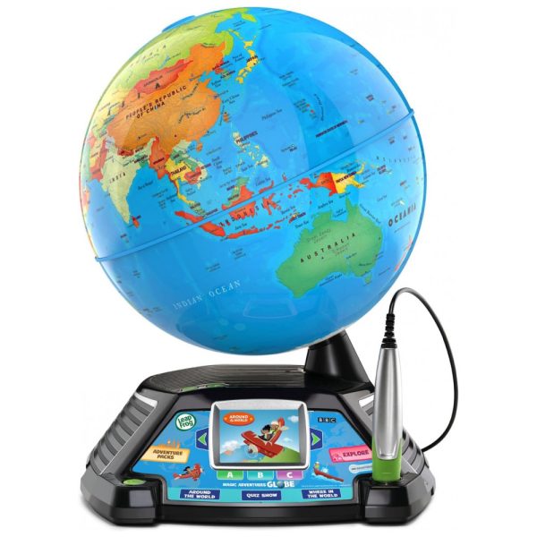 ectqd2j5rxp70b_0 jpg - Globo Interativo Toys com Perguntas e Respostas, Músicas e Curiosidades em Inglês, Idade 5 a 7 Anos, LEAPFROG, Azul