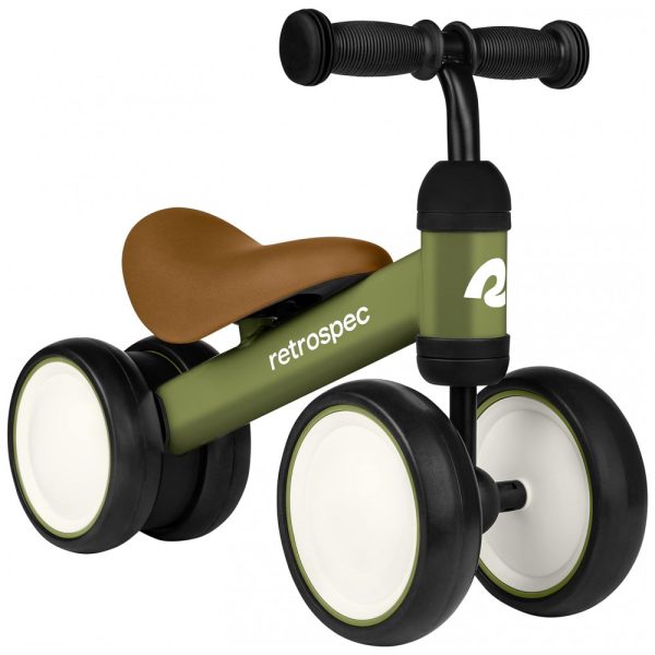 ectqd3335h2b0b_0 jpg - Bicicleta sem Pedal Infantil com 4 Rodas para Crianças de 1 a 4 Anos, RETROSPEC 5350, Verde