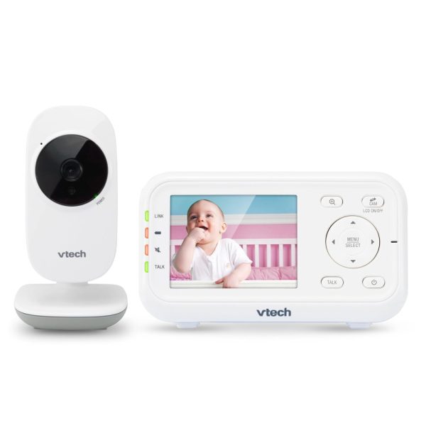 ectqd5clc9970b_0 jpg - Babá Eletrônica com Longo Alcance de 303,95 Metros, Visão Noturna Automática e Tela 7 cm, VTech VM3252