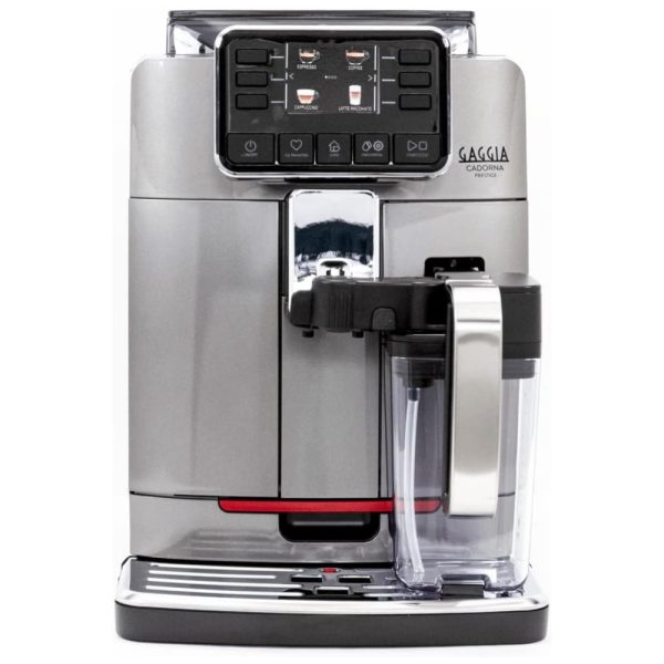 ectqdh3tpd980b_0 jpg - Máquina de Café Expresso Super Automática com Vaporizador, 14 Bebidas Pré Programadas e Jarra de Leite Integrada, 110V 1400W, Gaggia Cadorna Prestige, Cinza