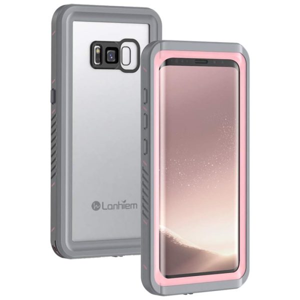 ectqdhnpbwp70b_0 jpg - Capa Celular Prova Dágua IP68 Samsung Galaxy, LANHIEM LH WP S8, Rosa