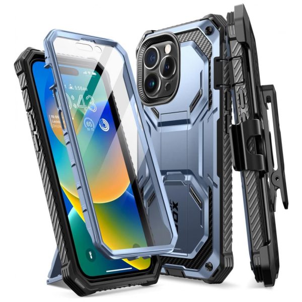 ectqdncps78b0b_0 jpg - Capa para Iphone 14 Pro Max de Alta Resistencia Nível Militar, iBlason, Azul Claro