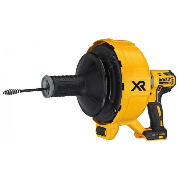 ectqdnvyjj470b_0 jpg - Desentupidor para Manutenção de Canos 20V MAX XR, Bateria não Inclusa, DEWALT DCD200B, Amarelo