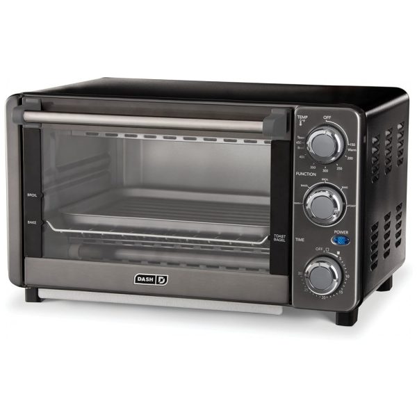 ectqdx228rq80b_0 jpg - Forno Elétrico de Bancada 12L, 5 Configurações, 1500W, 110v, DASH DETO200GBBK01, Preto