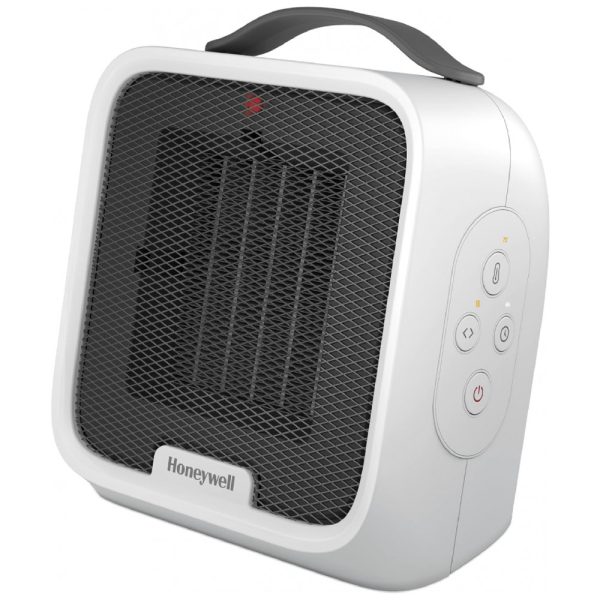 ectqdyj9nwbb0b_0 jpg - Aquecedor Elétrico de Cerâmica para Espaços Pequenos, 220W 110V, Honeywell Heat, Branco