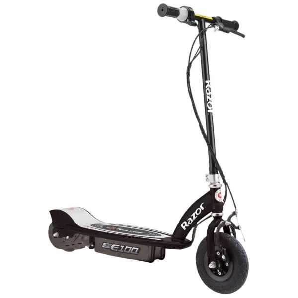 ectqefq3nln00b_0 jpg - Patinete Elétrico Infantil com Velocidade até 16 km h, Freios e Pneus Pneumáticos para Crianças Acima de 8 Anos, 24V, Razor E100, Preta