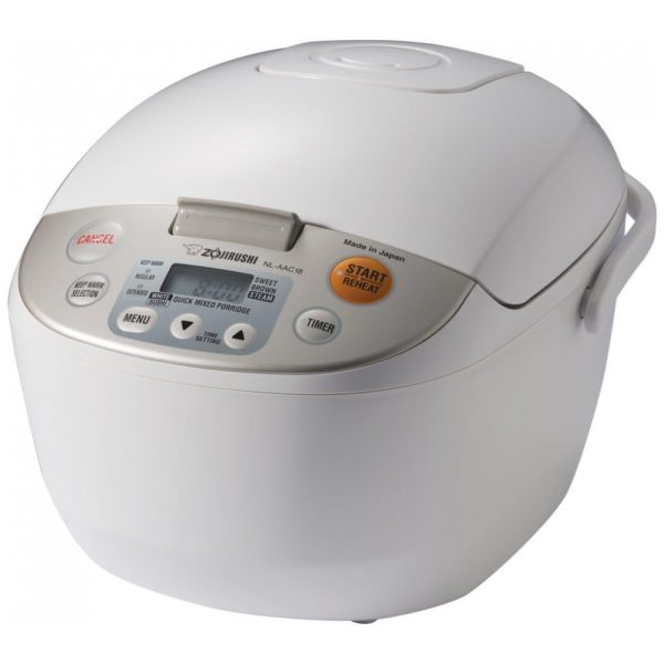 ectqep5cyq900b_0 jpg - Panela de Arroz Elétrica até 10 Xícaras não Cozidas com Função de Aquecer, 110V 820W Zojirushi NL AAC18, Branca