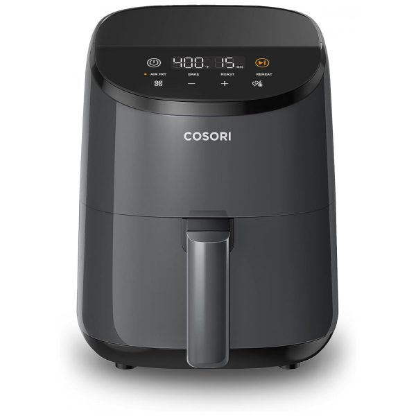 ectqf3xzrfdb0b_0 jpg - Fritadeira Elétrica AirFryer 4 em 1, 2,1L com Painel Digital e Cesto Antiaderente, 110V, COSORI, Cinza