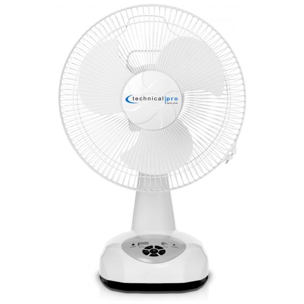 ectqf4l3kh790b_0 jpg - Ventilador de Mesa com 9 Velocidades e Porta USB, 110V 5W, TECHNICAL PRO TFO12T, Branco