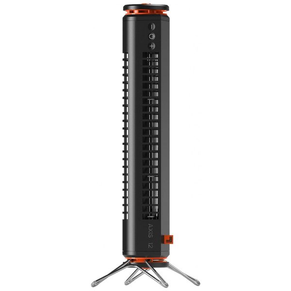 ectqfgq78w180b_0 jpg - Ventilador de Torre para Mesa, com USB, 110V 120W, Sharper AXIS 12, Preto