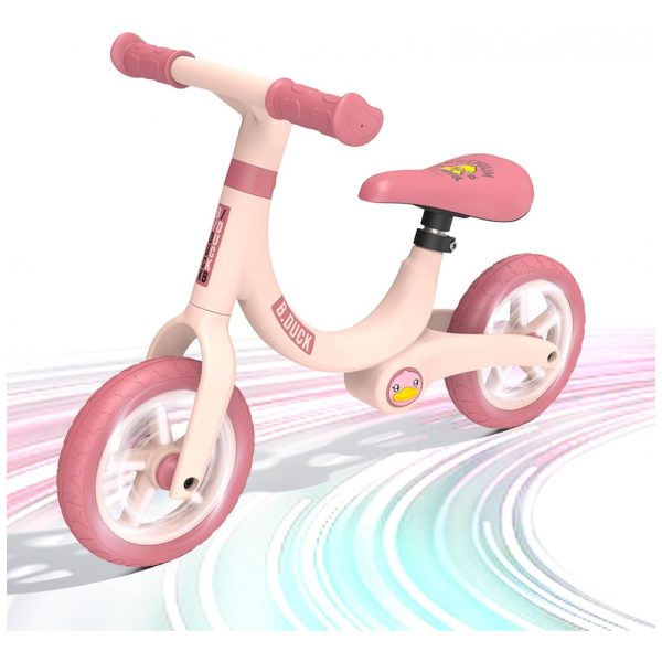 ectqfn5rnmwb0b_0 jpg - Bicicleta sem Pedal com Design de Iluminação, Push Bike e Assento Ajustável para Crianças de 2 a 5 Anos, Luddy, Rosa