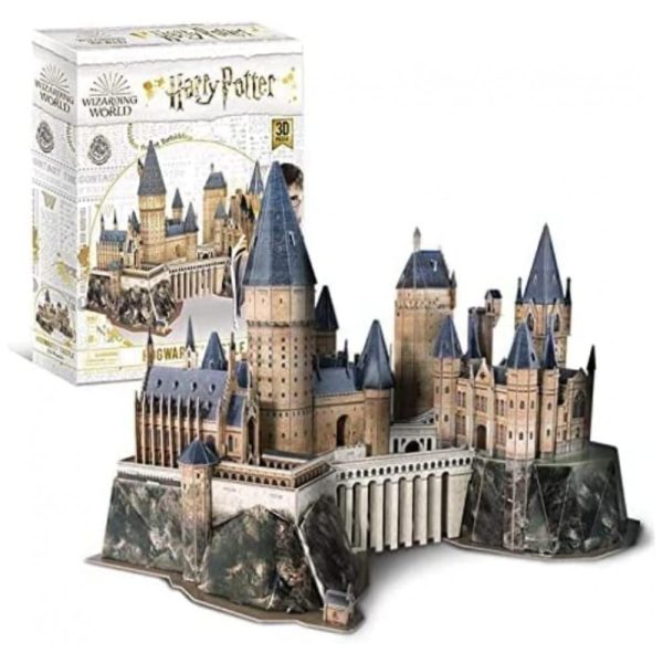 ectqfnjvftn80b_0 jpg - Quebra Cabeças 4D Arquitetura Castelo de Hogwarts para Crianças e Adultos, 197 Peças, 4D CITYSCAPE A2103882, Azul