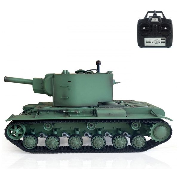 ectqfznn3ts90b_0 jpg - Tanque de Guerra TOUCAN RC HOBBY Soviet KV 2 com Controle Remoto, Escala 116, Verde