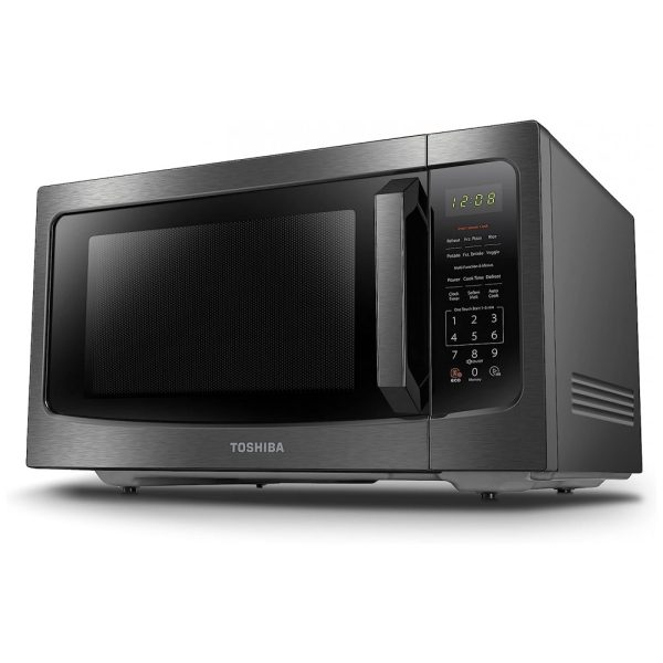 ectqfzzg6t180b_0 jpg - Micro Ondas de Bancada em Aço Inoxidável 45L, 110V 1200W, TOSHIBA MLEM45PBS, Preto