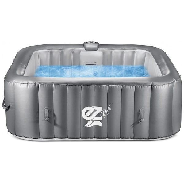 ectqg3k2ntf90b_0 jpg - Spa Inflável Hidromassagem Externa Portátil Aquecida para 6 Pessoas 130 Jatos, SereneLife, Cinza