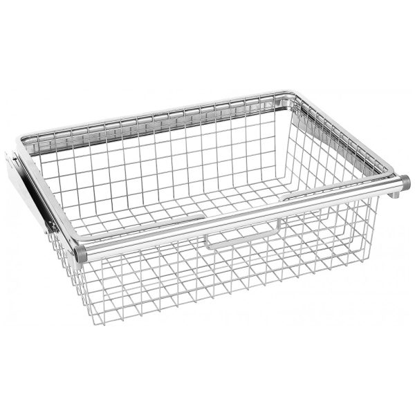 ectqg43gw9000b_0 jpg - Cesto Deslizante para Organização de Gavetas, Titânio, Rubbermaid