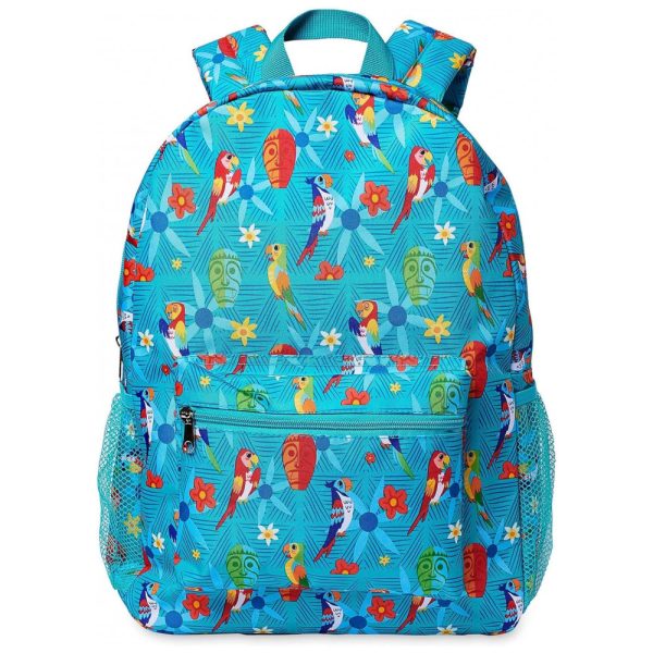 ectqg652bmv70b_0 jpg - Mochila Escolar Infantil Loungefly Disney Floresta Encantada Tiki para Crianças a Partir de 10 Anos, Azul