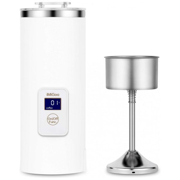 ectqg8svms380b_0 jpg - Cafeteira Elétrica Programável 1 Portátil e Compacta Compatível Cápsula e Café Moído, 500 mL, Branca, IMIGOO MG C06 1, Branco