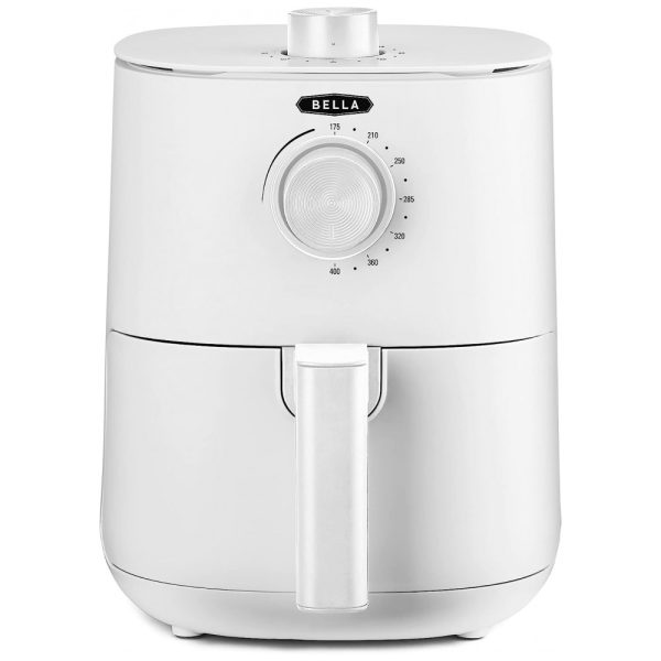 ectqgfqt82p80b_0 jpg - Fritadeira Elétrica AirFryer 2.9L de Capacidade e Desligamento Automático, Branca, 110v, BELLA 17275, Branco