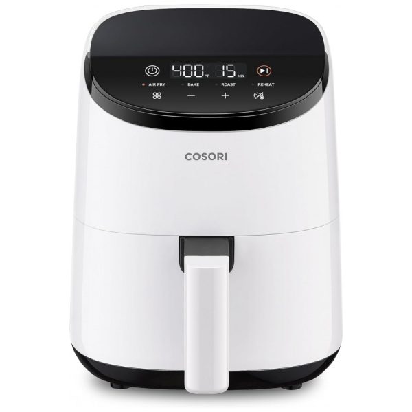 ectqgj66pfdb0b_0-1 jpg - Fritadeira Elétrica AirFryer 2.1L com Painel Digital e Cesto Antiaderente, 110V, COSORI, Branca