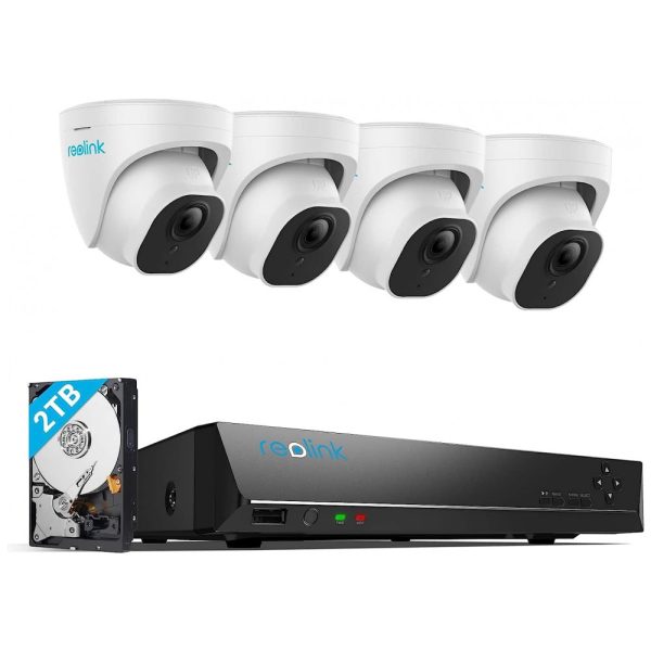 ectqgl84v1180b_0 jpg - Sistema de Câmera de Segurança 8MP 8 Canais 4K PoE IP, 4 PCS, REOLINK A K8 800D4, Branco