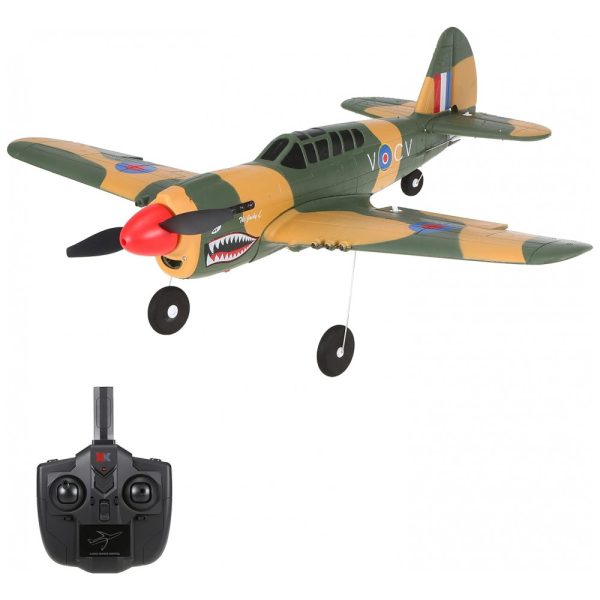 ectqgwgtgfd90b_0 jpg - A220 P40 Avião de Controle Remoto 2.4G Design 4CH, Idade Recomendada 14, GOOLRC, Verde