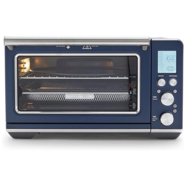 ectqh3bmymdb0b_0 jpg - Forno Elétrico de Bancada Inteligente com 10 Configurações e Visor LCD, 1800W, 110v, BREVILLE, Azul