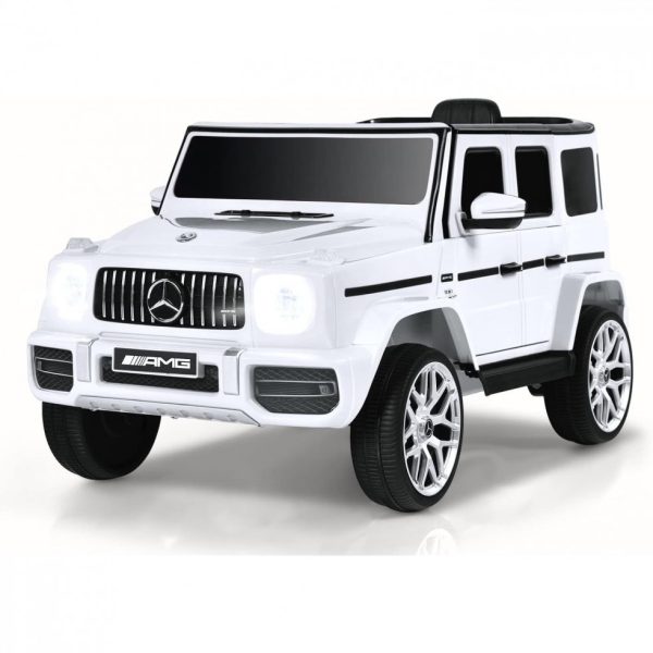 ectqh8ty9hfb0b_0 jpg - Carro Eletrico Infantil Mercedes Benz G63 OLAKIDS a Bateria 12V 1 Assento com 2 Velocidades Branco