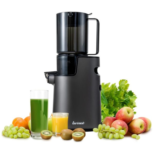 ectqh9r76tnc0b_0 jpg - Centrifuga de Frutas de Alta Performance com Calha Larga de 10 cm, Função Reversa e Sem BPA, 110V 200W, Larinest, Cinza