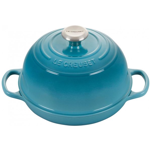 ectqhfjl48r90b_0 jpg - Crock Pot Panela de Ferro Fundido 2 Litros Forno para Pão Esmaltado e Antiaderente, Cinza Celeste