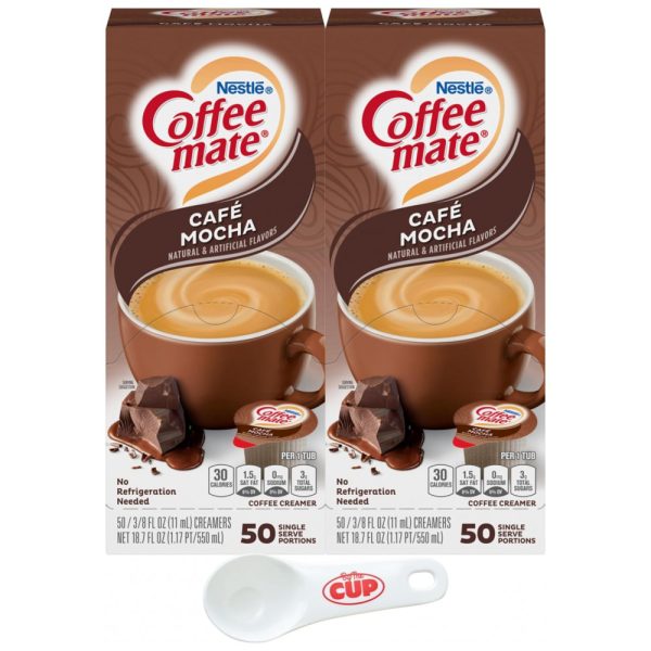 ectqhg1gm4t90b_0 jpg - Creme para Café Sabor Mocha, 2 Pacotes com 50 Unidades, Nestlé Coffe Mate