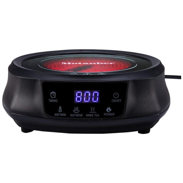 ectqhgckdq3d0b_0 jpg - Cooktop Elétrico Portátil de Indução com Queimador Único, Fácil de Limpar e Controle de Temperatura de 8 Níveis, 110V 800W, Motanber, Preto