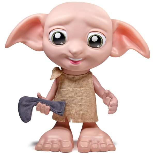 ectqhkwgxqrb0b_0 jpg - Boneco Elfo Dobby Mágico Interativo Harry Potter com com Meia, Mais de 30 Sons e Frases para Crianças Acima de 6 Anos, Wizarding World 6067280